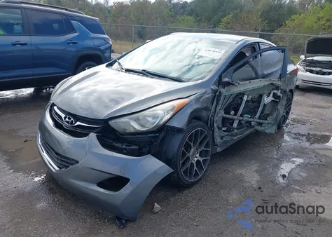 2012 Hyundai Elantra Gls z USA, uszkodzony, nr VIN 5NPDH4AE5CH135929